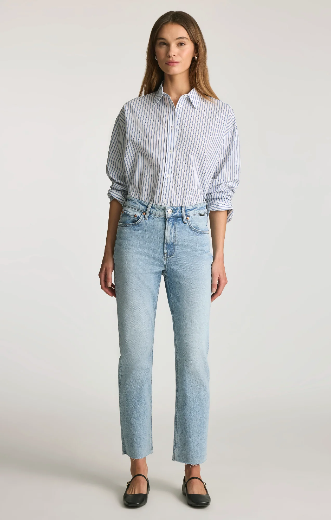 NEW YORK STRAIGHT LEG IN LIGHT BRUSHED CLASSIC BLUE - Image 3