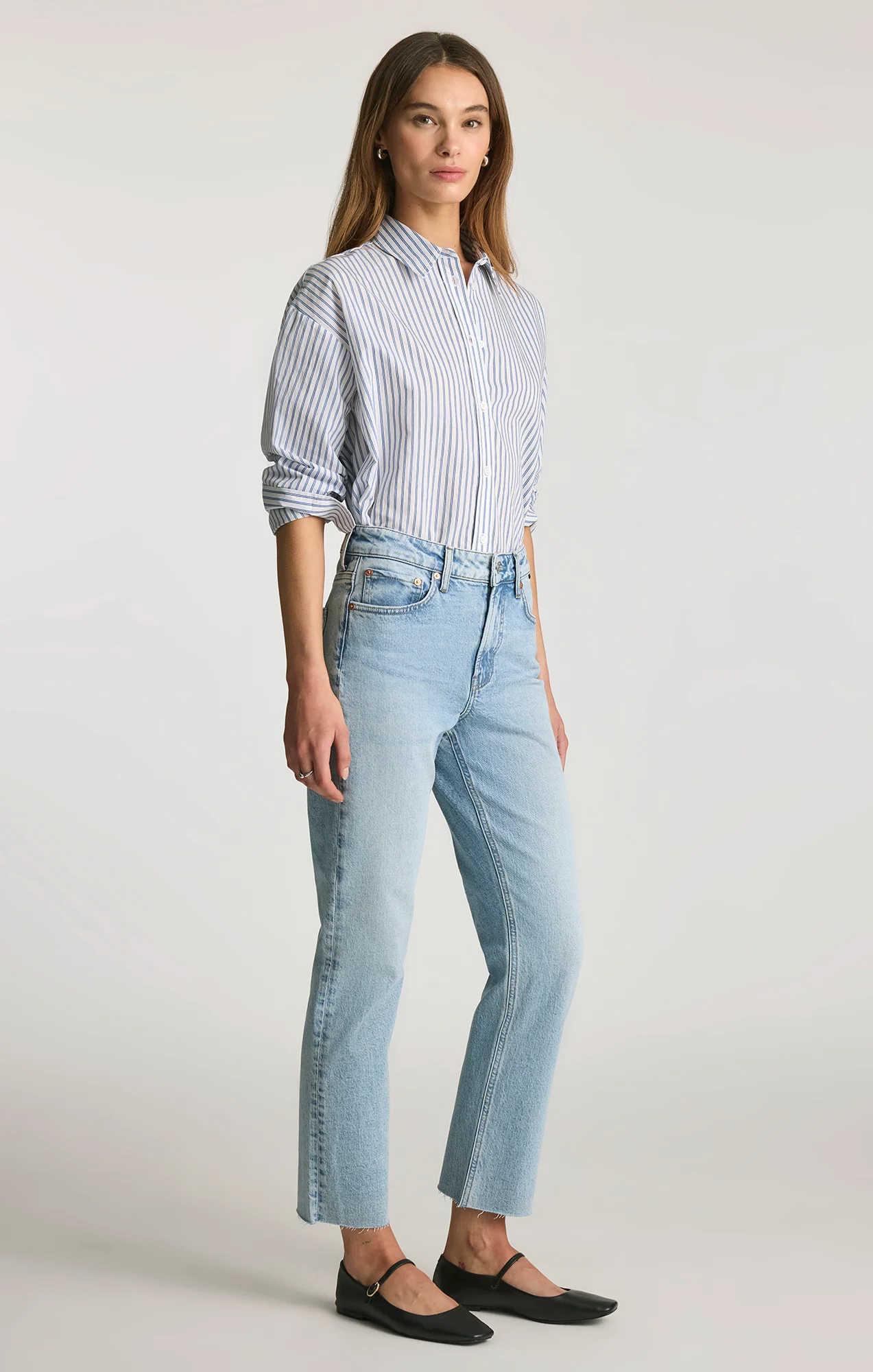 NEW YORK STRAIGHT LEG IN LIGHT BRUSHED CLASSIC BLUE - Image 4