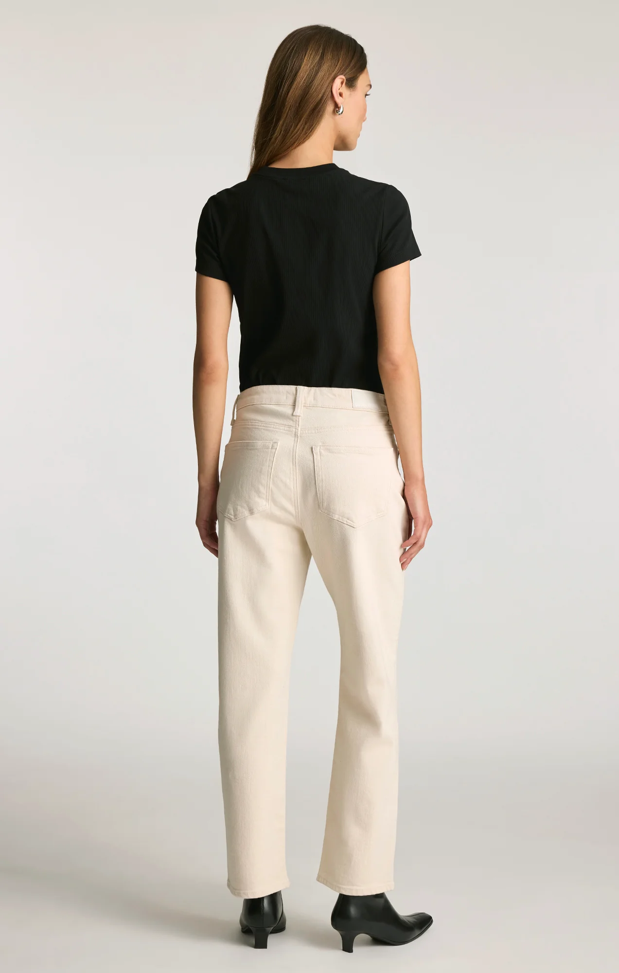 NEW YORK STRAIGHT LEG IN NATURAL ECRU DENIM - Image 3
