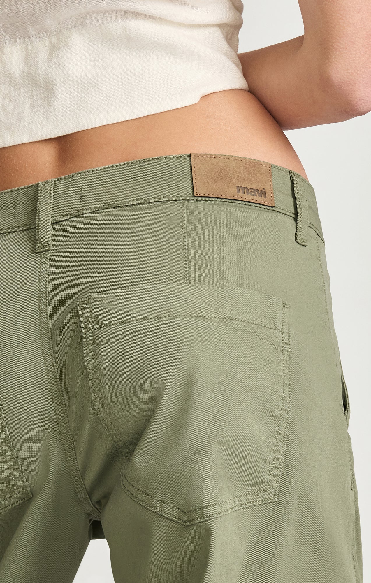 NICA BARREL CHINO IN SEA SPREY SUMMER TWILL - Image 6