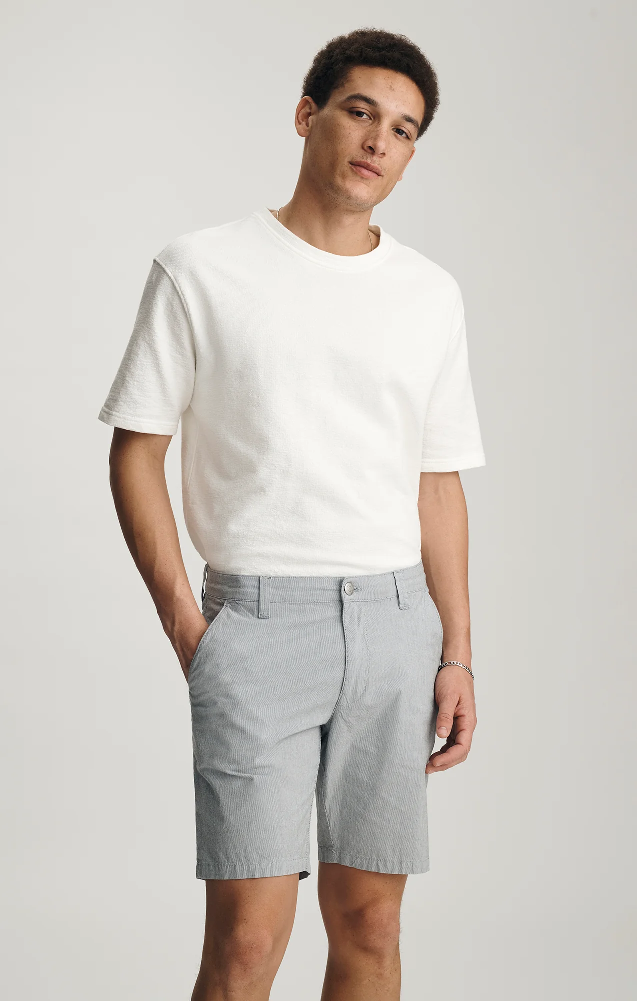 NOAH SHORTS IN BLUE STRIPE - Image 3