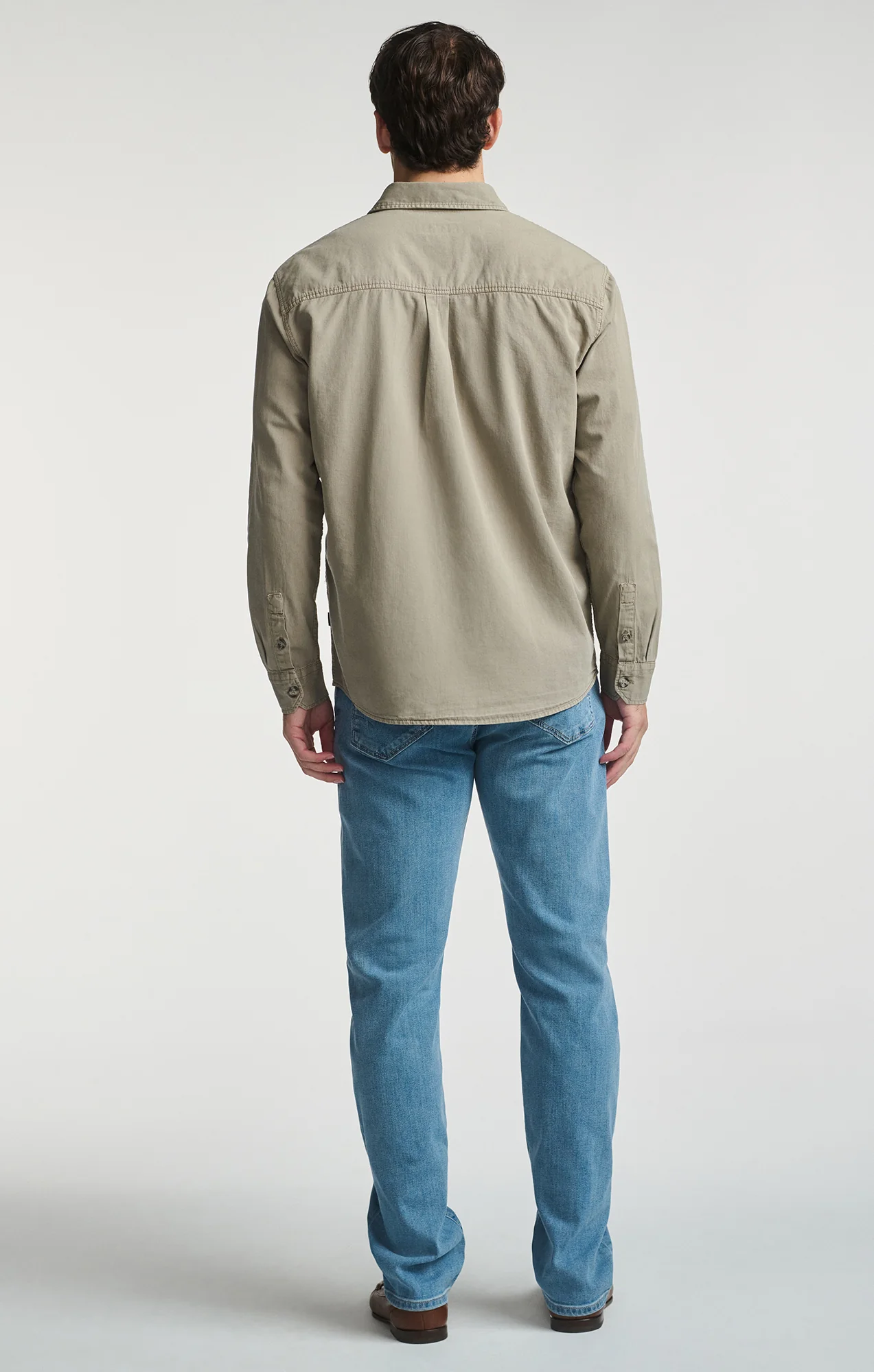 ONE POCKET BUTTON-UP SHIRT IN ROASTED CASHEW - Image 13