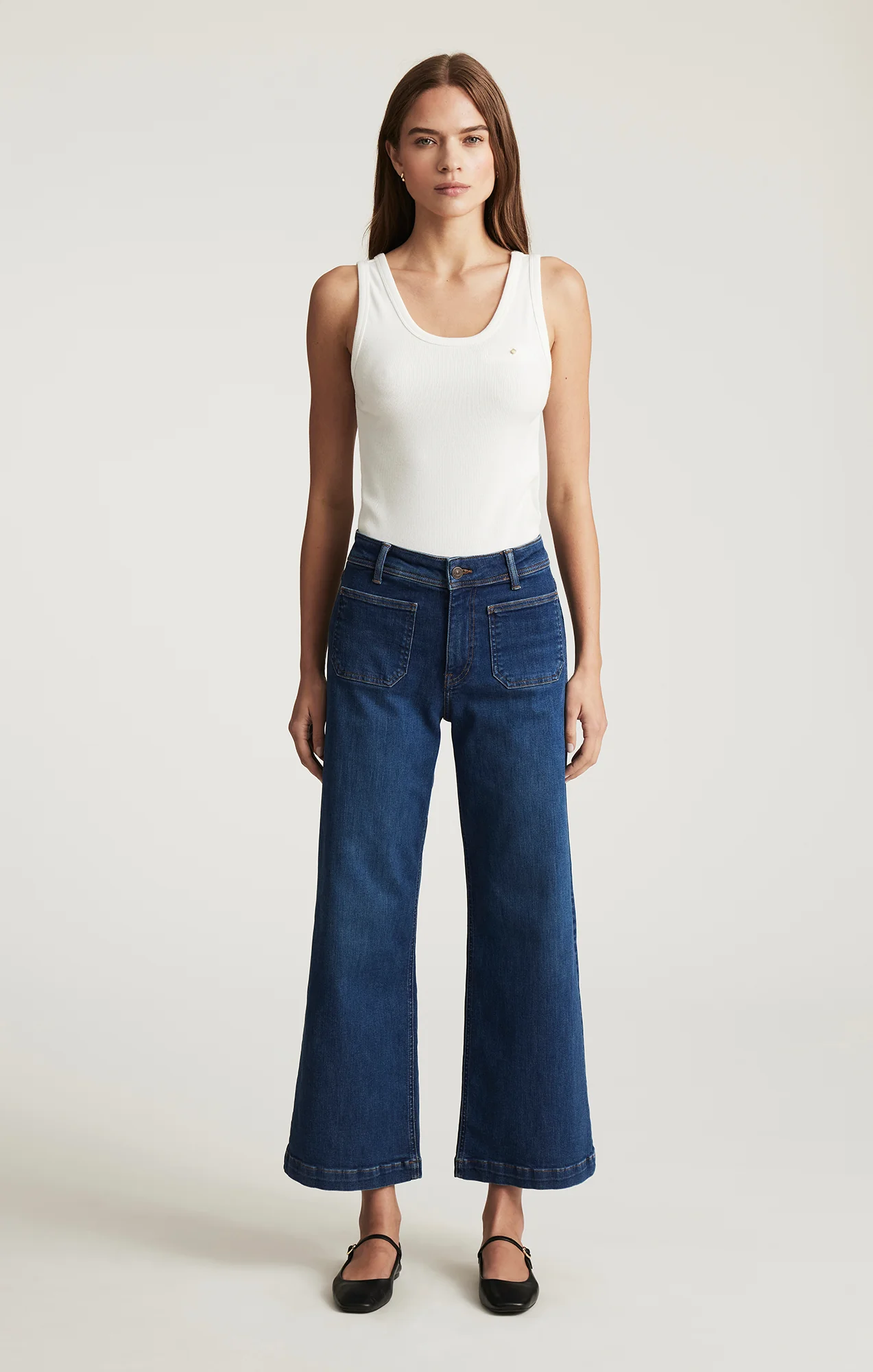 PALOMA MARINE WIDE LEG IN MID SHADED FLEX BLUE - Image 3