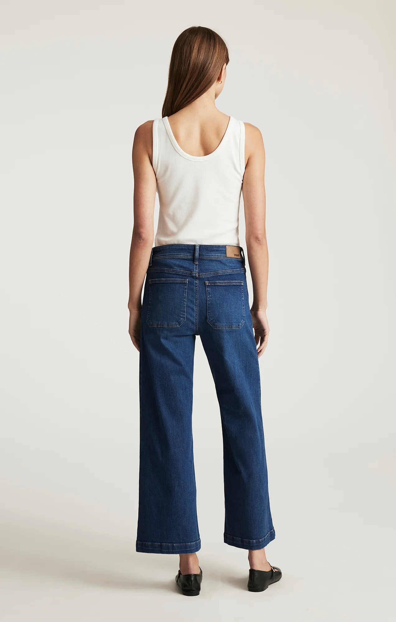 PALOMA MARINE WIDE LEG IN MID SHADED FLEX BLUE - Image 4
