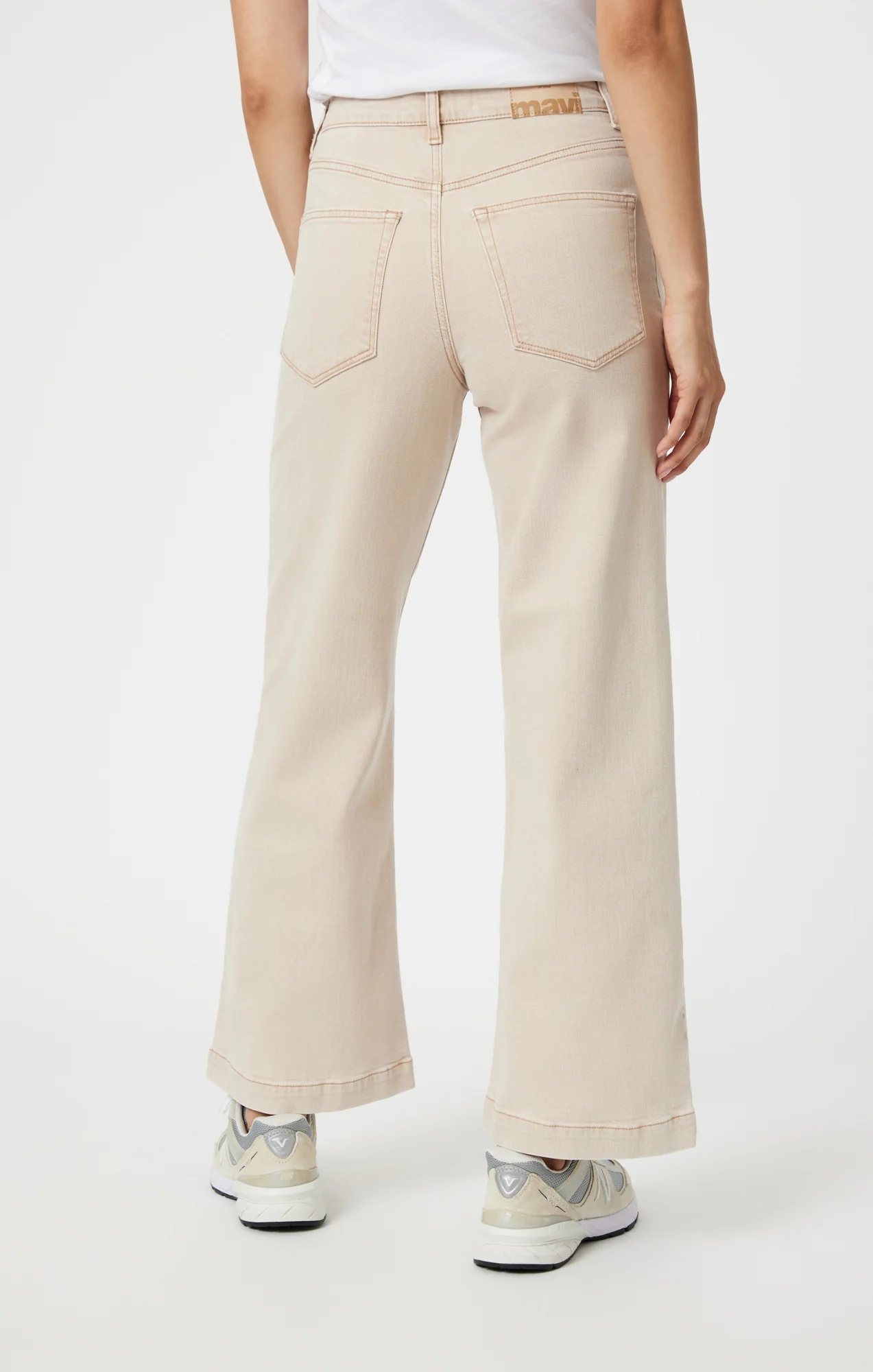 PALOMA WIDE LEG IN BEIGE NATURAL DYE - Image 5