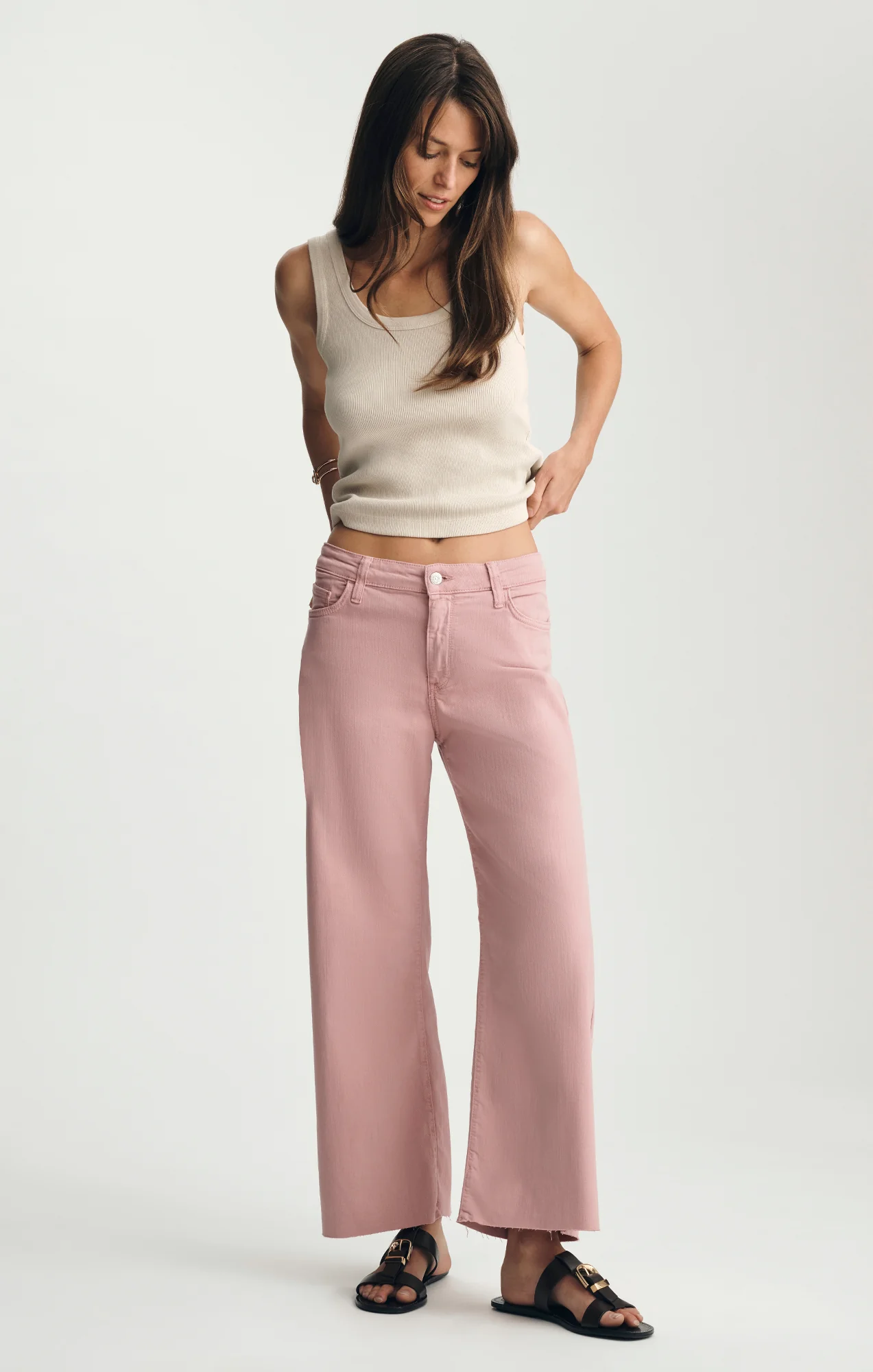 PALOMA WIDE LEG IN WILD ROSE FLEX BLUE