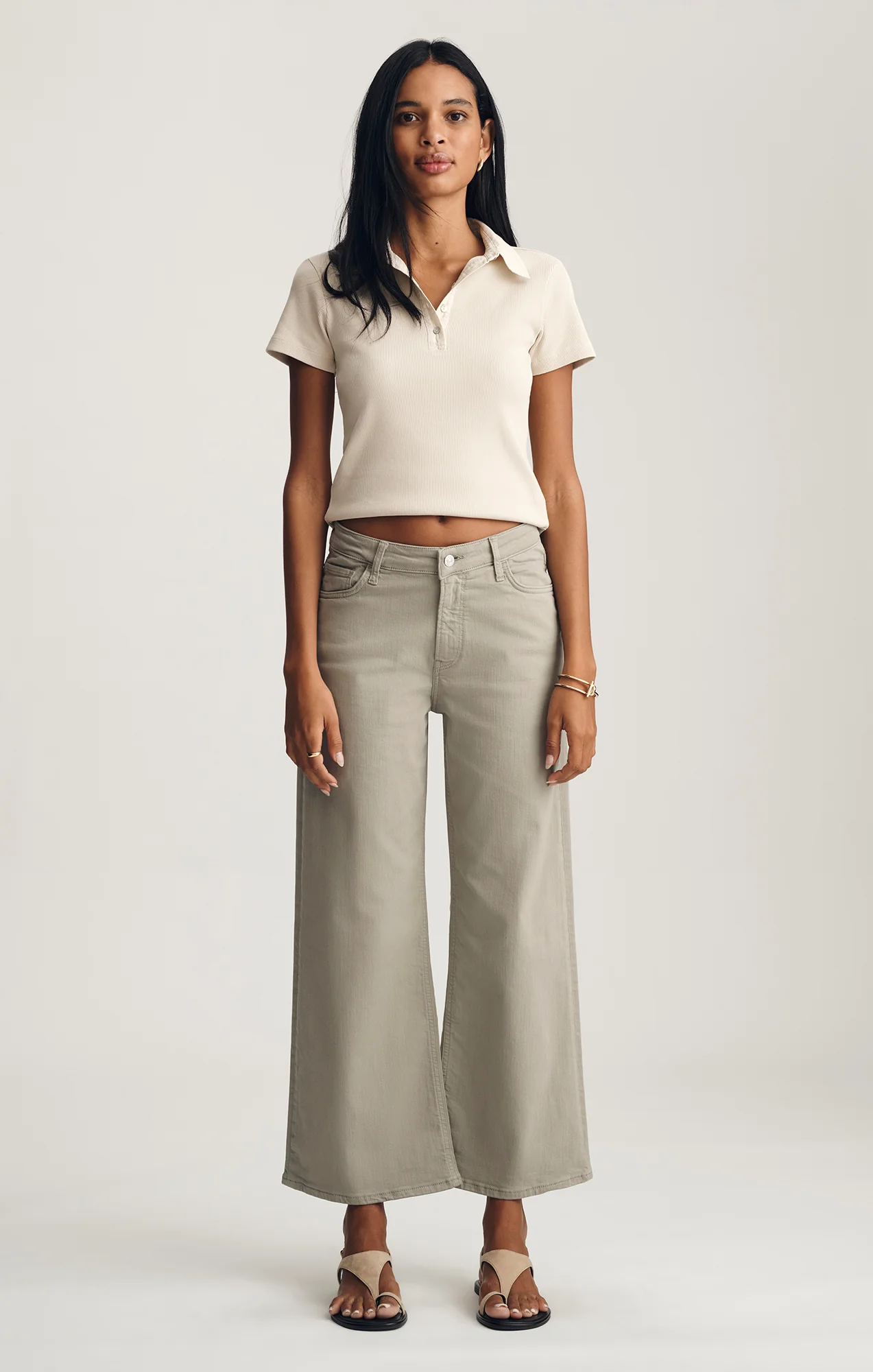 PALOMA WIDE LEG IN DESERT SAGE FLEX BLUE - Image 3