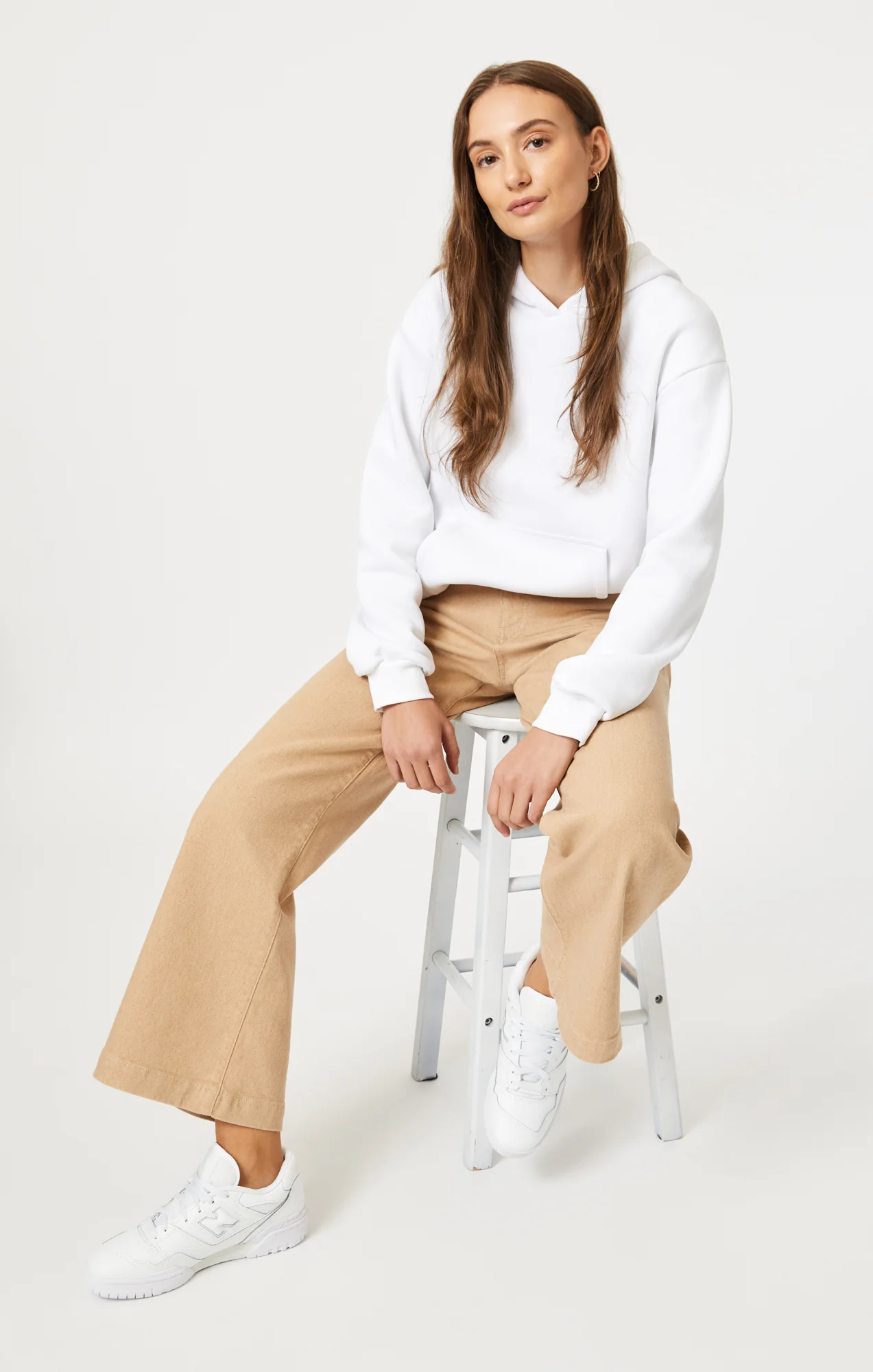 PALOMA WIDE LEG IN NATURAL SAND DENIM - Image 2