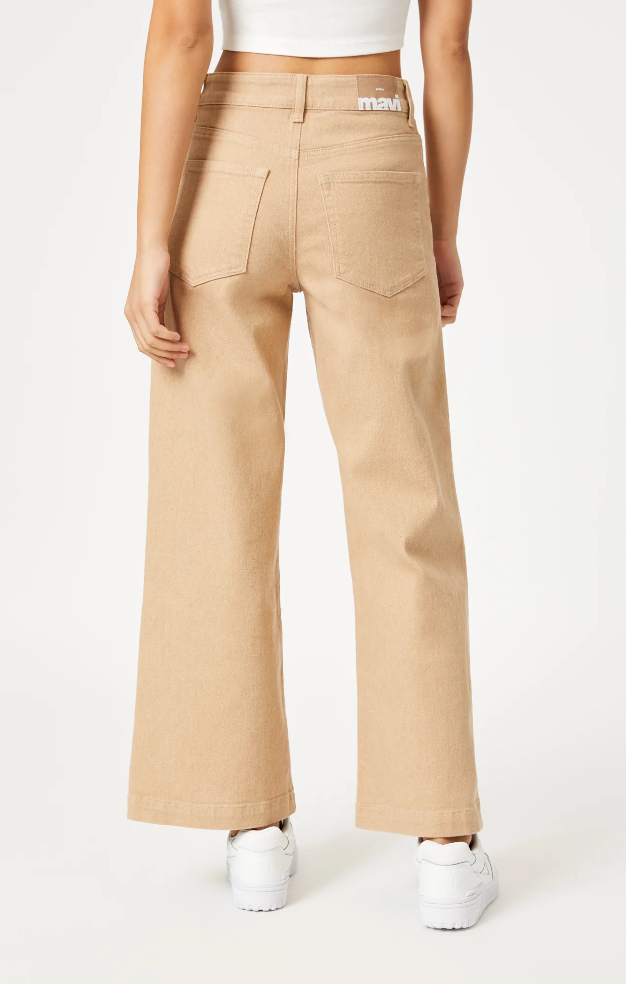 PALOMA WIDE LEG IN NATURAL SAND DENIM - Image 5