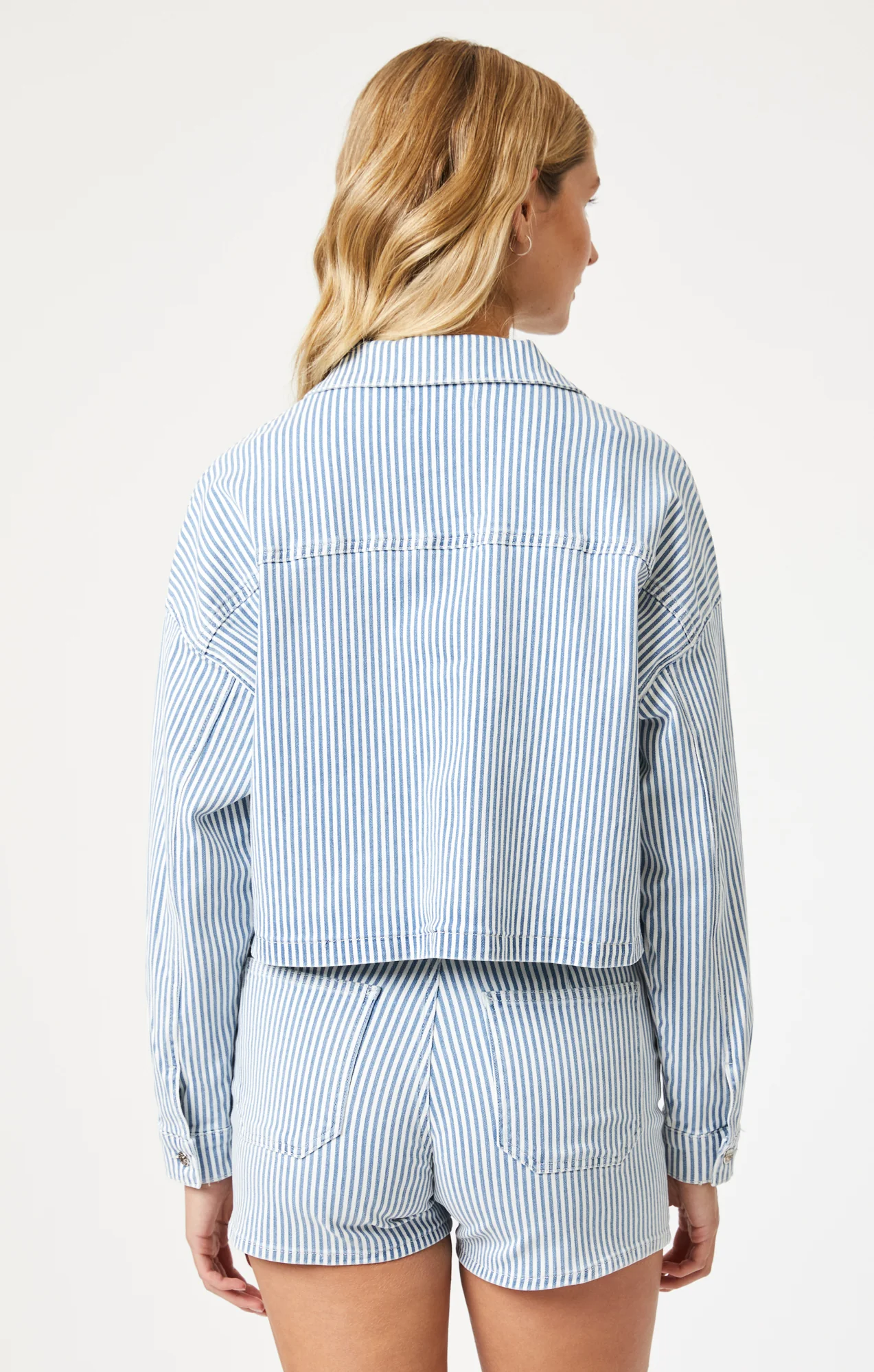 RAYNA SHIRT IN STRIPE DENIM - Image 3