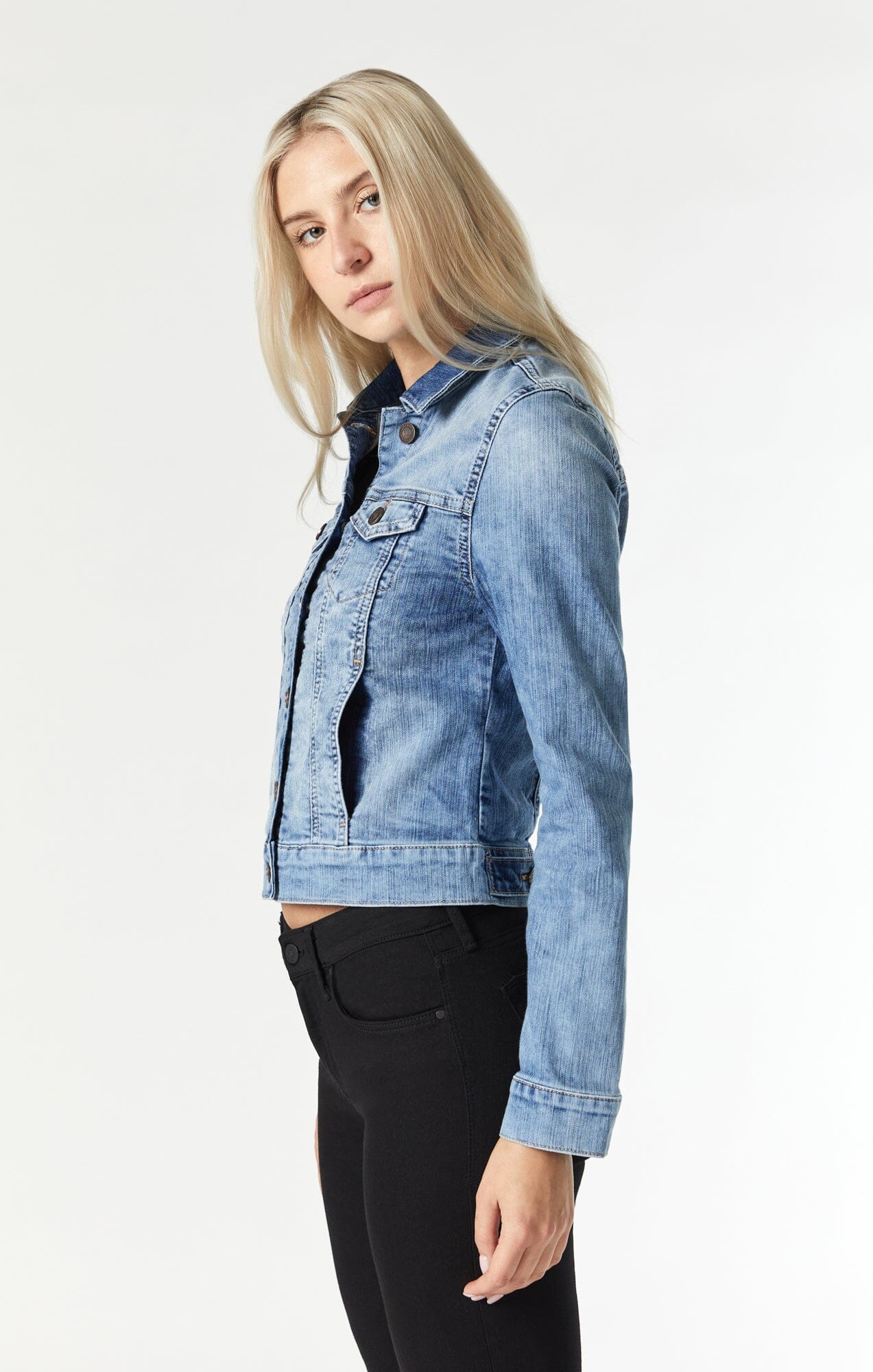 SAMANTHA DENIM JACKET IN BLEACH RANDOM NOLITA - Image 4