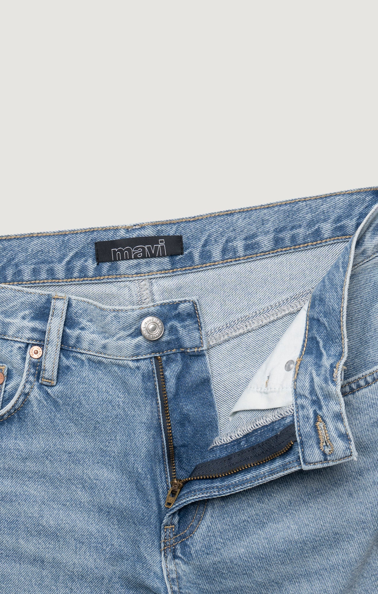 SANDY WIDE LEG IN MID USED CLASSIC DENIM - Image 8