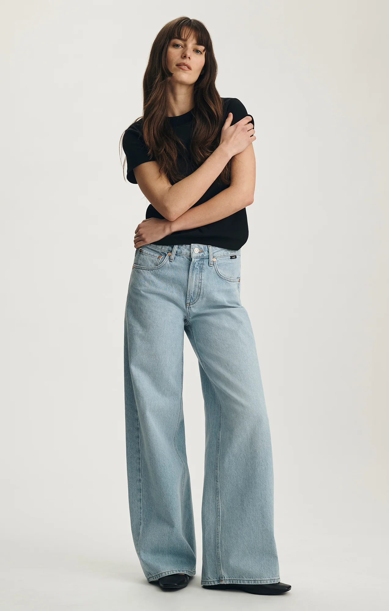 SIENA WIDE LEG IN LIGHT CLASSIC DENIM