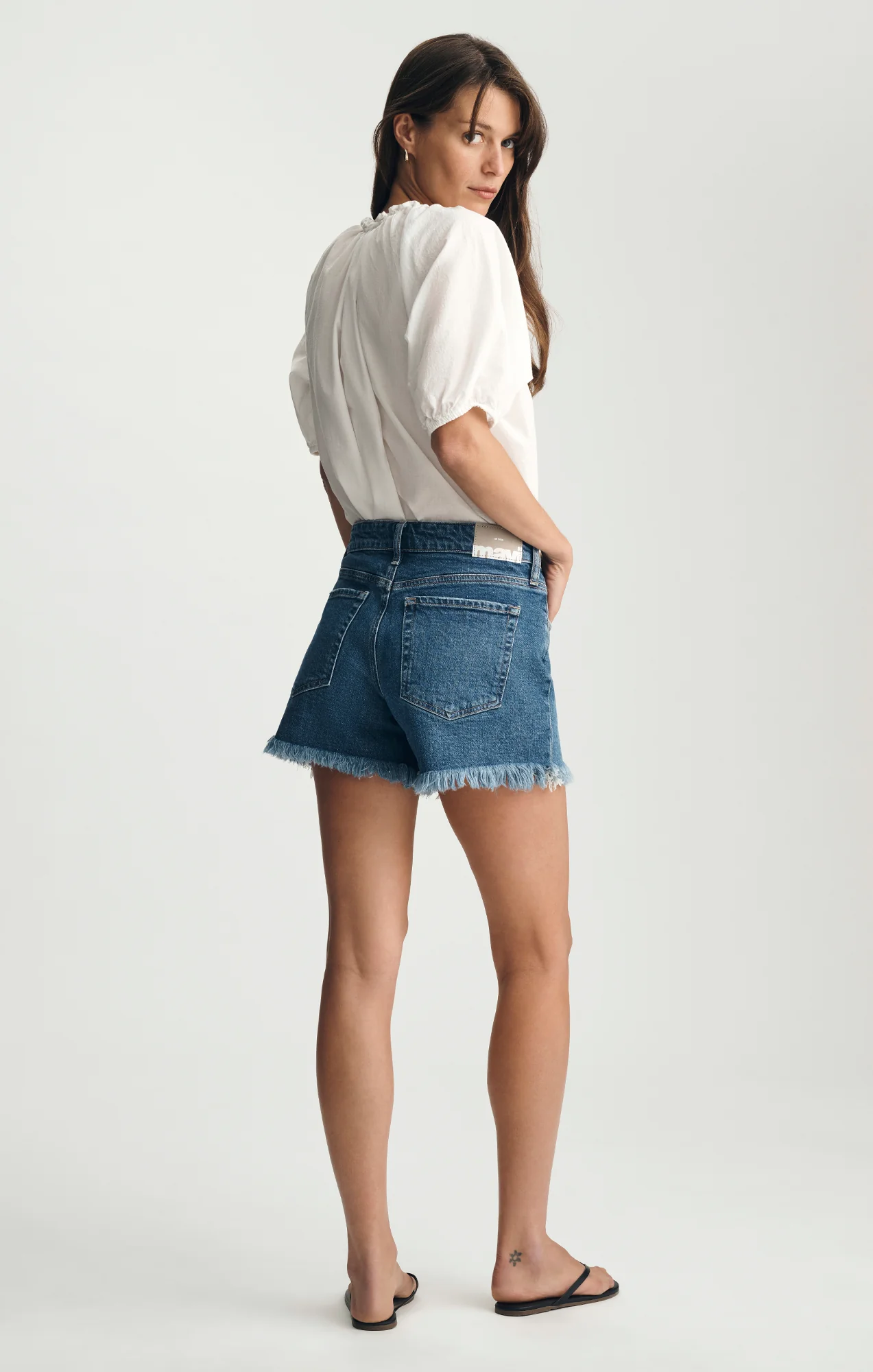 TAYLOR RELAXED SHORTS IN DARK BRUSHED CLASSIC BLUE - Image 2