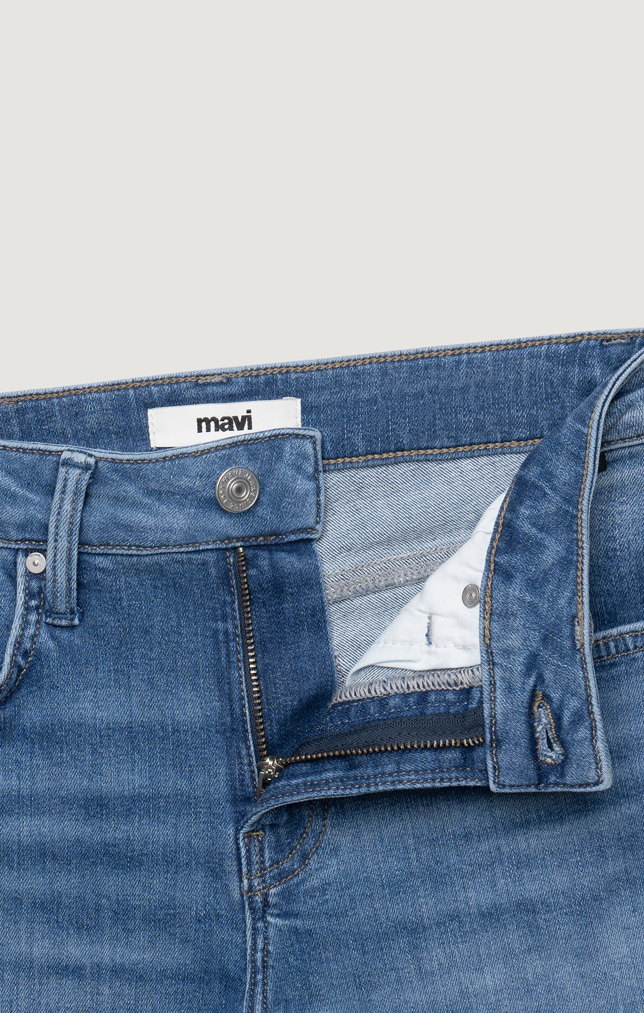 TESS SKINNY IN MID BRUSHED FLEX BLUE - Image 8