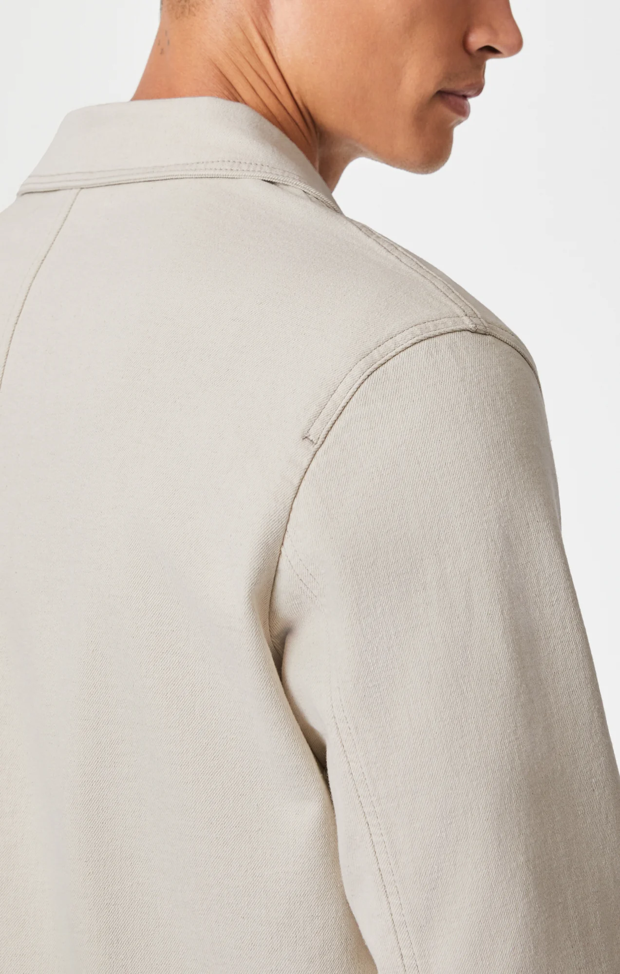 VICTOR JACKET IN NATURAL ECRU DENIM - Image 6