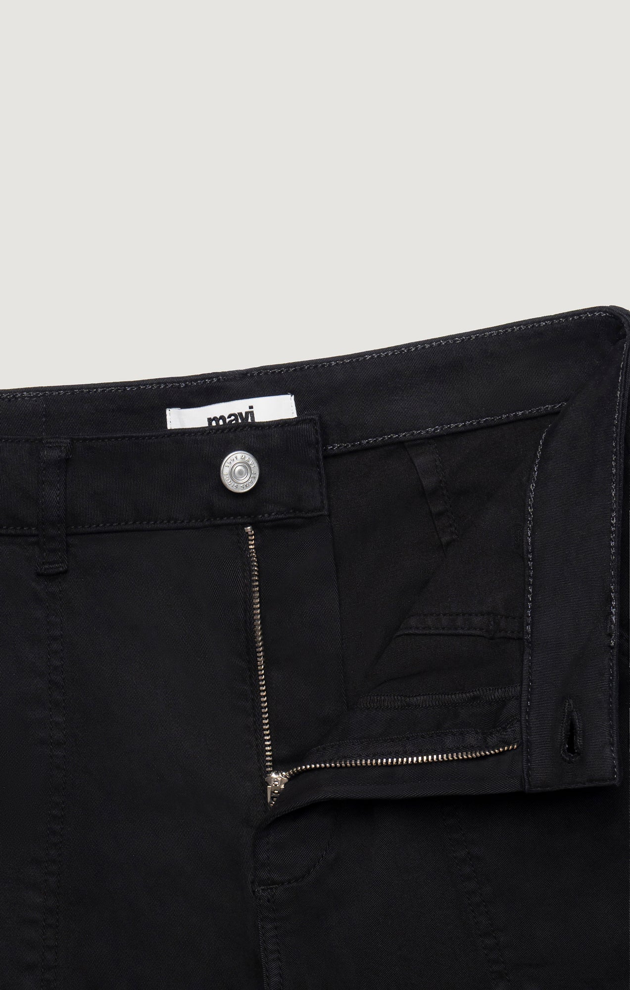 VINNIE BARREL CARGO IN BLACK CASUAL TWILL - Image 8