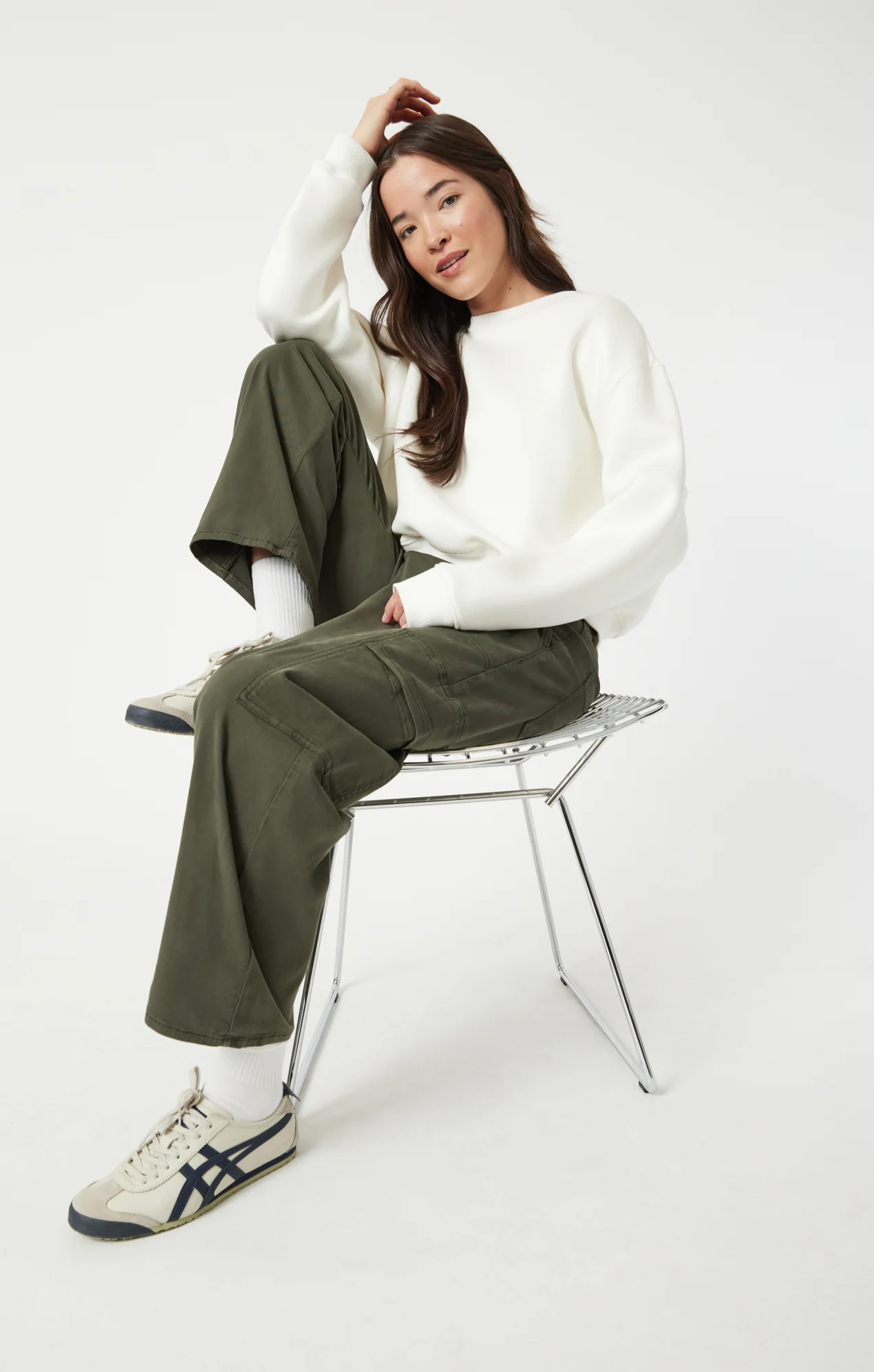 VINNIE BARREL CARGO IN IVY CASUAL TWILL - Image 2