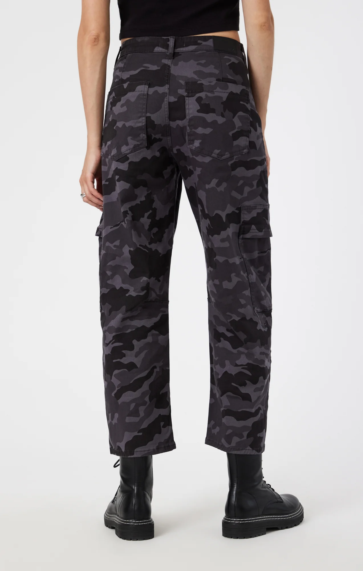 VINNIE BARREL CARGO IN SMOKE CAMO TWILL - Image 5