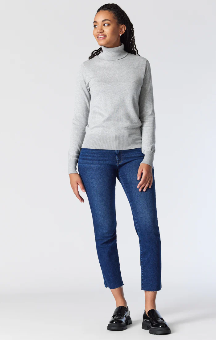VIOLA STRAIGHT LEG IN DARK BRUSHED FLEX BLUE